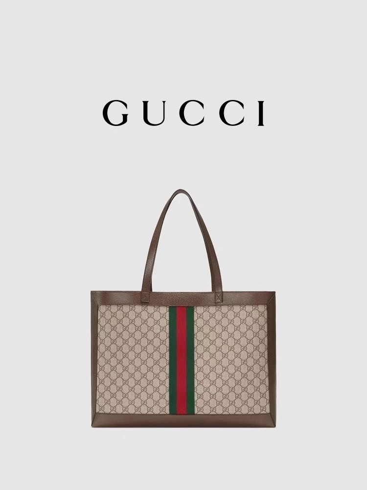Leather GUCCI Ophidia Ladies Branded Shoulder Bag Shopping Tote