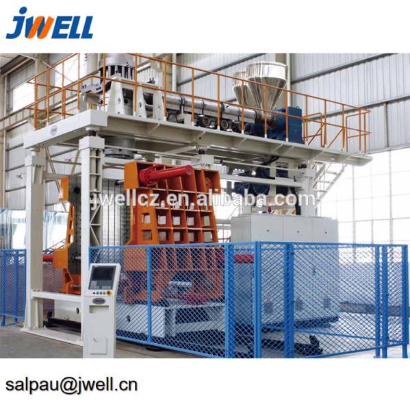 1000L Barrel Bottle Blowing Machine , Stretch Blow Molding Machine Accumulating