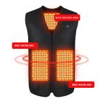 Black Heated Vest - Ultimate Warmth and Customizability for Outdoor Activities