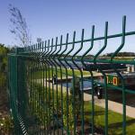 Galvanized Steel 3D Curved Security Welded Fence Panels 50x200mm 50x150mm