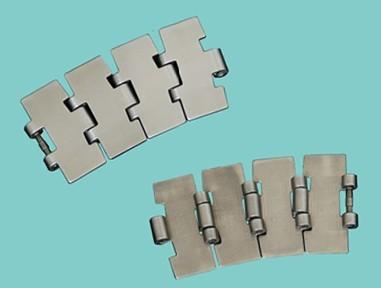 SS881 FLAT TOP SS CHAINS RADIUS CONVEYOR SLAT TOP STAINLESS STEEL CHAINS FOR