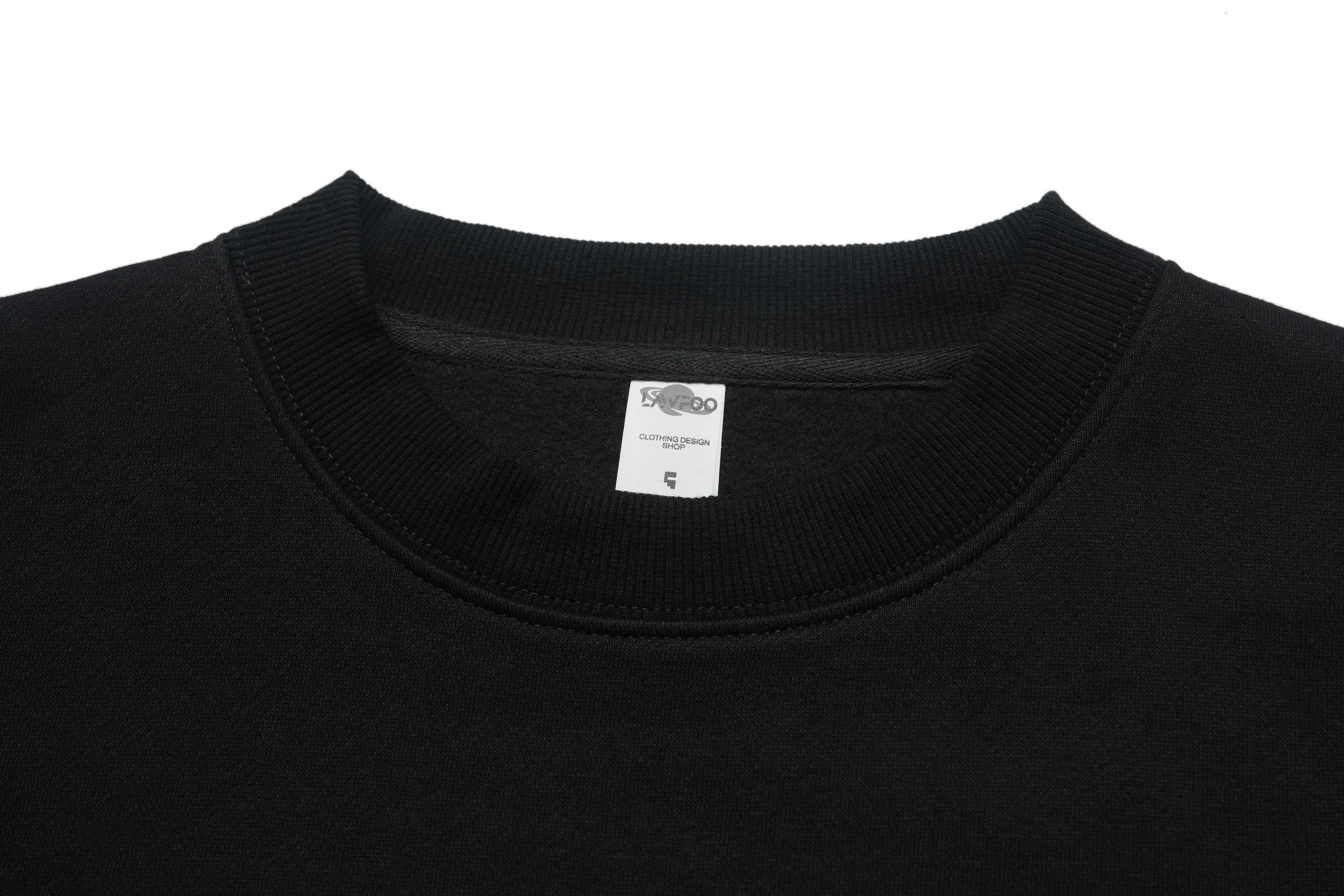 Men's Unisex Customized O-Neck 100% Cotton Sweatshirt Hoodie for Men's Streetwear