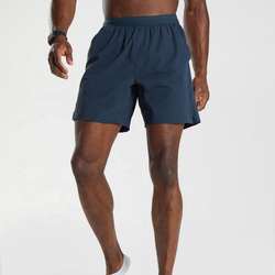 Wholesale Workout Fitness Customize Running Training Shorts Woven Spandex Nylon Athletics Sports Gym Shorts for Men