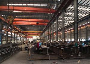 Wholesale Structural Steel Frame Building , Large Span Prefabricated Metal Workshop Building from china suppliers