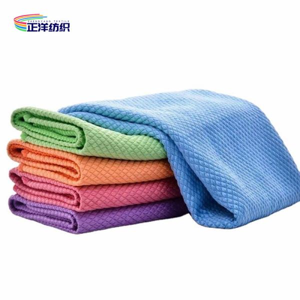 30x40cm 280GSM Shiny French Terry Cloth Window Glass Cleaning Car Polishing