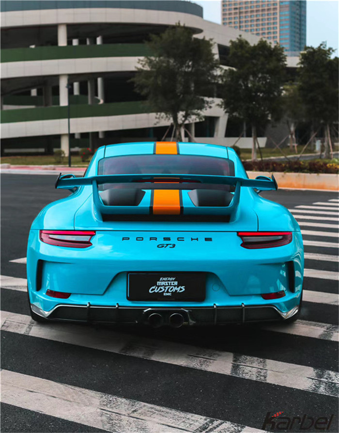 Carbon Fiber Body Kit for Porsche 911 991.2 GT3 911 GT3 Carbon Fiber Front Shovel Rear Diffuser Side Skirt Body Kit