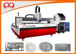 Single Table Fiber Laser Cutter , CNC Laser Metal Cutting Machine Wavelength
