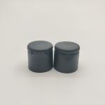 Black Screw Lock 24mm Flip Top Plastic Bottle Caps With 2.8mm Water Hole