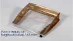 Bathroom Eco friendly Transparent EVA Zipper Bag Travel Plastic Cosmetic Bag