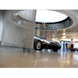 Metal drapery dividers-space divider