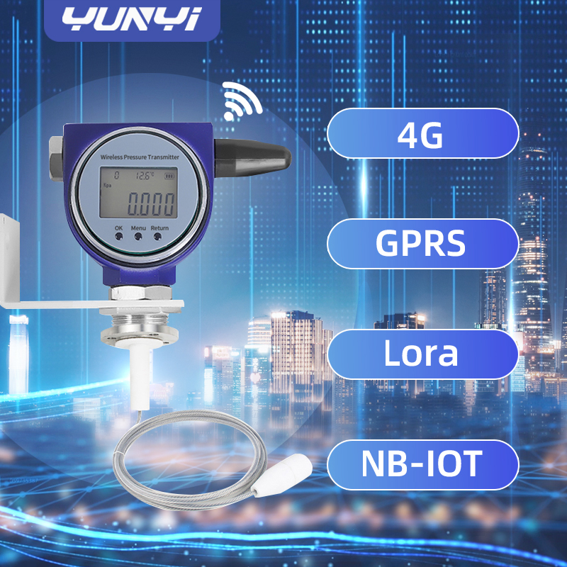 Yunyi Wireless Remote Tank Level Monitor Submersible Corrosion Resistant Sensor for Agricultural Water Reservoir Management