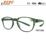 New arrival and hot sale plastic reading glasses,suitable for women and men