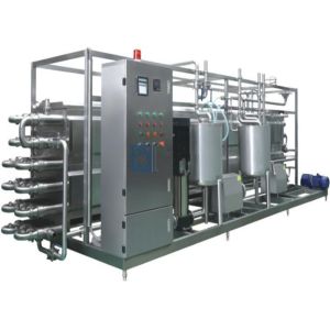 High Efficient Tubular UHT Milk Processing Machine / Flash Pasteurization