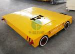 Custom Multi-directional Battery Transfer Trackless Rail Flat Cart On Rubber