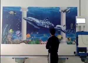 Wholesale 12m2/H CMYK TX800 Epson Wall Mural Printer 400ml Ink from china suppliers