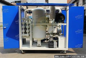 China Safe Vacuum Oil Purifier Machine 50LPM Vacuum Dehydrator Oil Purification System on sale