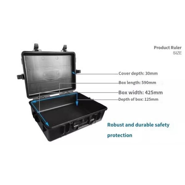IP67 Waterproof Tool Storage Case with 304 Stainless Steel Chain and Physical Pressing Lock Mechanism