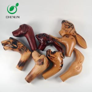 Wholesale Carving Cat Wooden Umbrella Handle No Burrs SGS Certificated from china suppliers