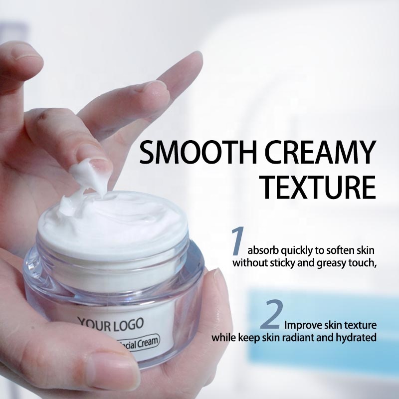 Facial Cream Moisturizer Lotion Anti Aging Skincare Whitening Hydrating Hyaluronic Acid Cream Smooth and Repair the Skin