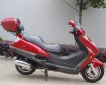Two Headlights Blue Adult Gas Scooter , 150cc Motor Scooter With 2 Seats Real