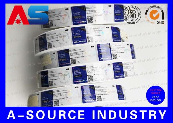 Waterproof 10ml Bottle Label Vasa Gep Gen Pharma Design For 10ml Injection Vial