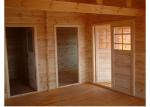 One Floor Outdoor Wooden House In 36mm 72mm 110mm Wall thickness