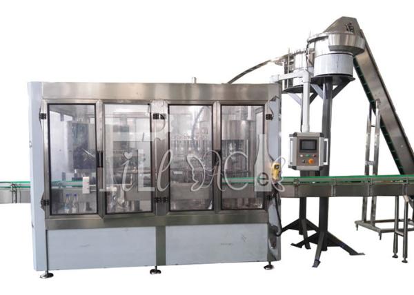 3 In 1 Glass Bottle / Bottled Hot Drink Beverage Tea Juice Bottling Machine /