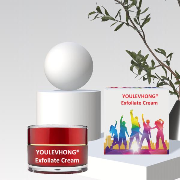 Fine Grains Natural Creamy YOULEVHONG Exfoliate Cream for All Skin Types 20ml