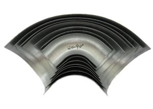 Wholesale Metal Stamping Products Two Pieces Glavaizned Sheet Ventilation Ducts 90 Degree Elbow from china suppliers