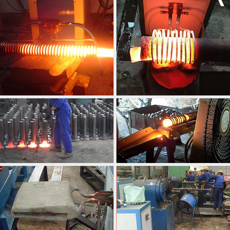 High Frequency Induction Heating Machine Induction Heater Induction Forging Machine For Rod Gear Heat Treatment