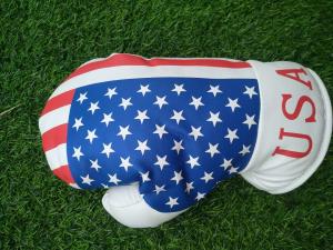 Wholesale golf head cover, USA cover , Golf headcover , usa golf boxing glove cover  , USA  head cover from china suppliers