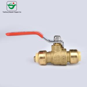 Wholesale MNPT Push Fit 3/4''X3/4'' Manual Lead Free Ball Valve from china suppliers