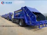 Carbon Steel Q235 Side 4mm Bottom 5mm 12m3 Garbage Bin Compacted Truck In Ghana