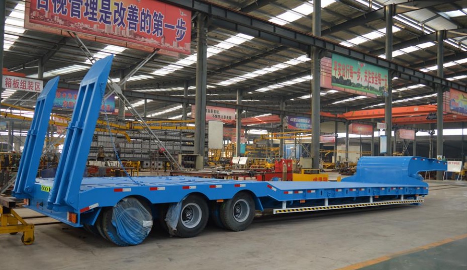 4/8/12pcs Twist Lock Lowboy Semi Truck Trailer for Heavy Equipment Transport 100-120ton