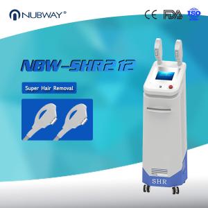 Wholesale 2018 most popular multifunction two handles 15*50mm hair removal skin rejuvenaiton SHR machine from china suppliers