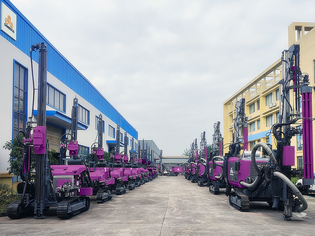 Underground DTH Drilling Machine 360 Degrees Blast Hole Drilling Equipment Small Drilling Rig