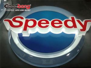 China CE Certificate Round Rotating LED Light Box Display on sale
