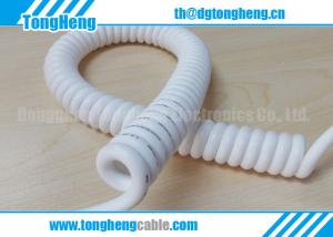 Wholesale Pair Twisted Conductor And Tinned Copper Braiding Shield Customized Spiral Cable from china suppliers