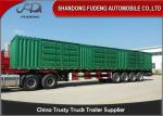 60T 4 Axles 40Ft Cargo Box Flatbed Container Trailer