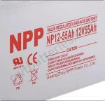 Valve Regulated Lead Acid Solar Batteries NPG12-55Ah 12V Rechargeable