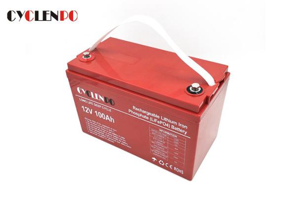 Large Capacity LiFePO4 Solar Battery BMS Protection High Efficient Charging No