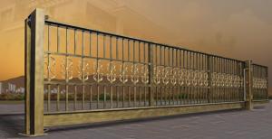 Wholesale Residential Trackless Cantilever Gate , Light Weight Automatic Sliding Gate from china suppliers