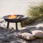 Gnee Garden Corten Steel Outdoor Rusty Metal Fire Pit Outdoor Wood Fire Pit