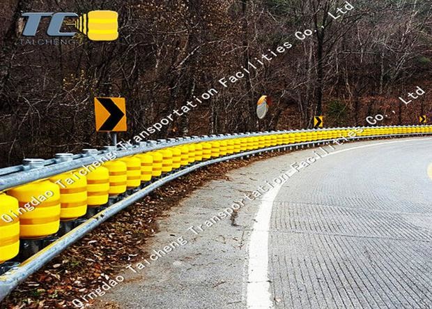 Pu Foam Highway Roller Barrier Rotating with 5PCS Beam