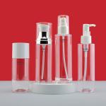 100ml 130ml 150ml Plastic Lotion Bottle Frosted Transparent Cylinder Round