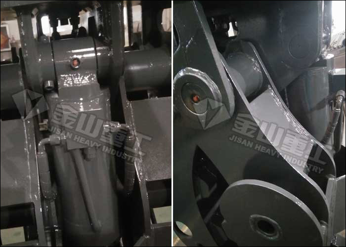 Multi Function Excavator Rock Grab , Stone Demolition Grapple For Excavator Kobelco SK200