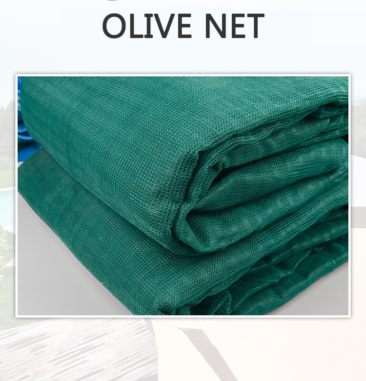 Heavy Duty Safety Plastic High Tensile Nuts Harvest Net for Olive Collecting