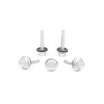 Zinc Alloy Coated Hex Flange Bimetal Tek Screws for Self Drilling on Metal