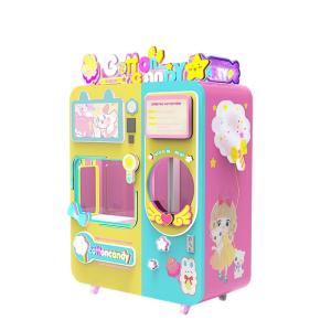 Wholesale Fully Automatic Vending Device Self Service Cinema Commercial Cotton Candy Vending Machine For Sales from china suppliers