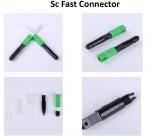 FTTH Waterproof ESC250D 55/60mm Fiber Optic Cable Fast Connector LC SC/UPC APC